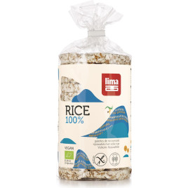 Rondele de orez expandat cu sare LIMA  eco 100g  Lima