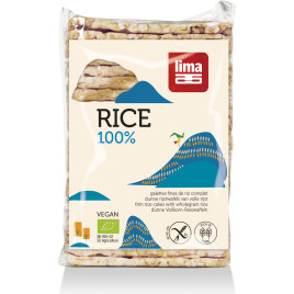Rondele rectangulare de orez expandat cu sare bio 130g Lima