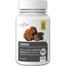 Chaga bio 400mg, 80 capsule vegane RAAB