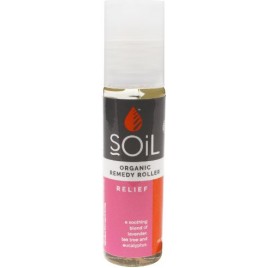 SOiL Roll-On Relief cu Uleiuri Esențiale Pure Organice ECOCERT 11 ml | Amestec de Alinare Rapidă