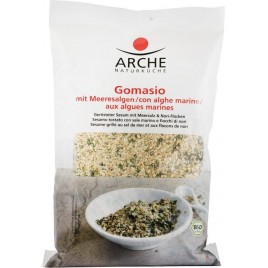 Gomasio BIO cu sare de mare si alge marine, 200 g Arche