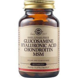 Glucosamine Hyaluronic Acid Chondroitin MSM 60cps, SOLGAR