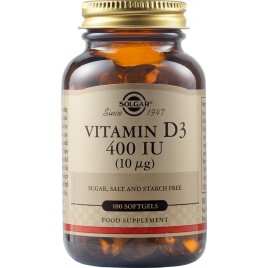 Vitamina D3 400IU 100cps moi, SOLGAR