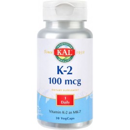 Vitamin K-2 100mcg 30 caps