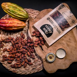 Boabe de cacao 100% Raw din Ecuador - 200 g